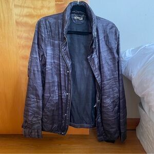 Helmut Lang Fractured Print Grey Black Jacket Men’s Size M